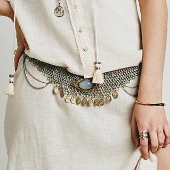 boho chain belt